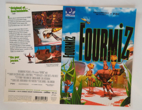 Jaquette vhs fourmiz - jaquette,