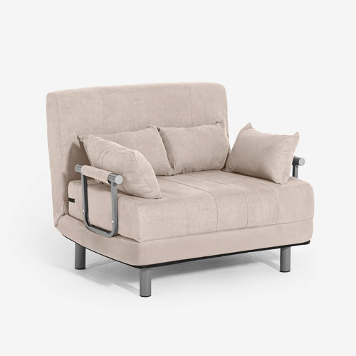 Fauteuil lit pliant tissu - fauteuil-lit, en