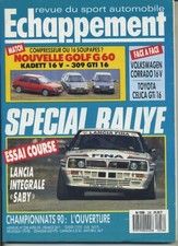 ECHAPPEMENT n°258 04/1990 GOLF G60 KADETT 16V 309 GTI LANCIA DELTA INTEGRALE GrA