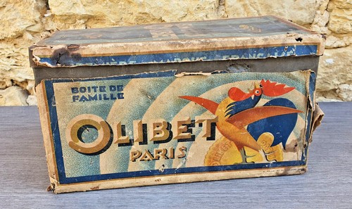 Ancienne boîte publicitaire - ancienne,