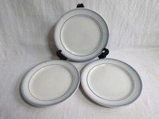 3 assiettes plates faïencerie