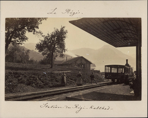 Suisse rigi le train - suisse,, rigi,