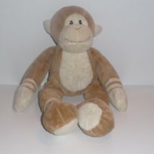 Doudou Singe Ajena - Marron Blanc