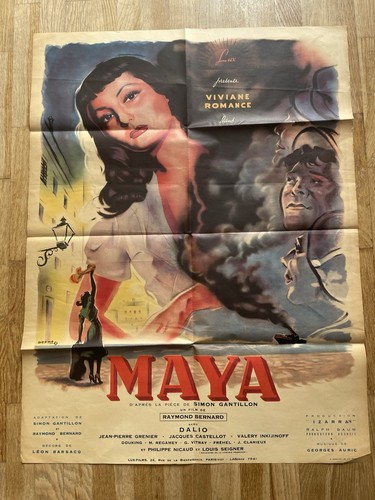 Affiche ancienne maya - ancienne, (1949)
