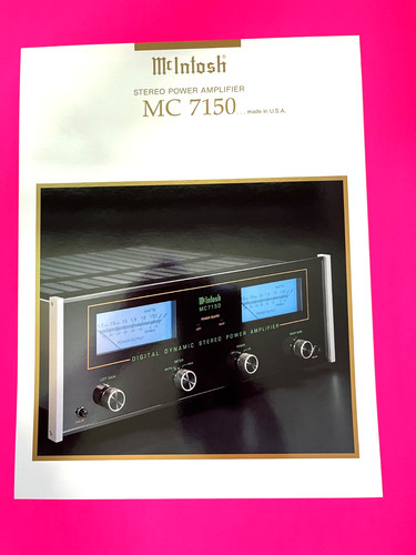 Mcintosh mc7150 brochure in - mcintosh,