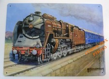 Plaque en métal TRAIN