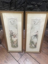 François Fortuné Férogio (1805–1888) - Paire d’estampes rehaussées à l’aquarelle