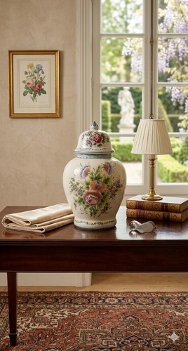 Grand vase pique fleurs - vase, en