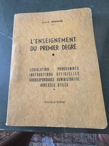 Livre scolaire ancien 1960 - ancien,