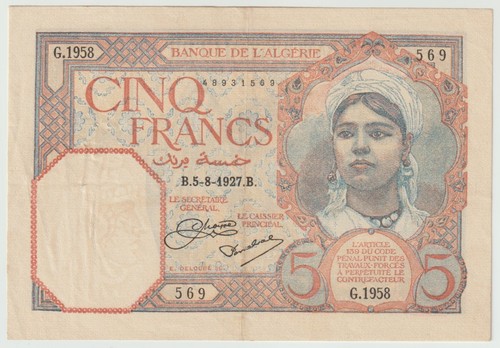 Algérie francs - 5,