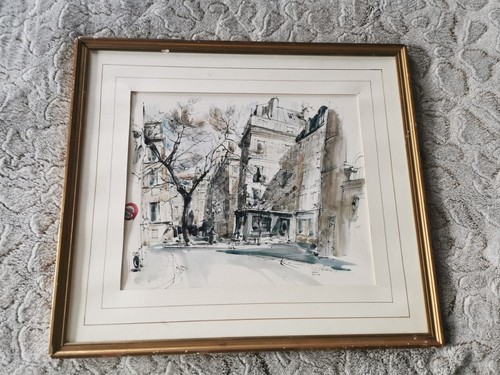 Lithographie place fontenoy - lithographie,