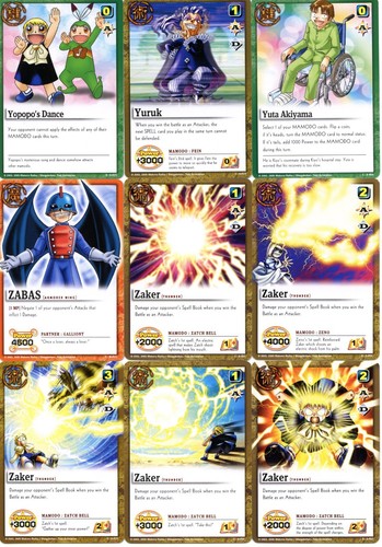 Carte zatchbell the card - zatchbell,