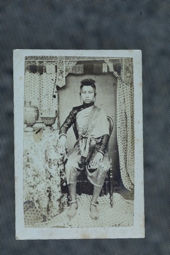 Cdv cambodge portrait la - cambodge,