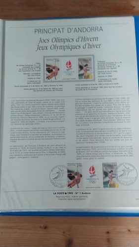 Andorre français feuillet cef - andorre,