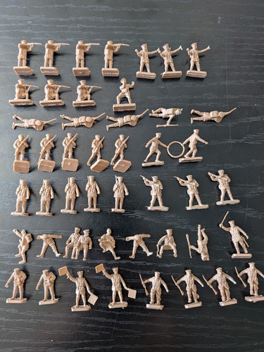 Lot figurines soldats 2eme - figurines,