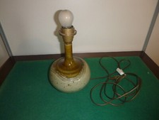 BELLE LAMPE EN GRÈS PYRITÉ VERNISSÉ SIGNÉ JACQUES VILAIN FUSSY LA BORNE BERRY...