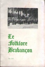 Le Folklore Brabançon. No 203. Septembre 1974 BRABON Florival JETTE Orp-le-Petit
