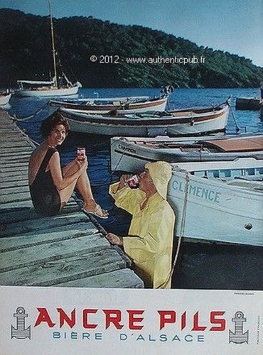 Publicite biere alsace ancre - publicite,