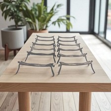 Lot de 12 porte-couteaux en métal argenté Christofle 