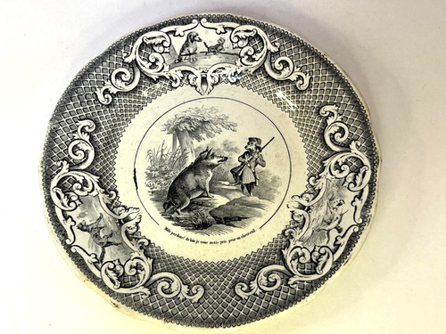 Assiette creil montereau - assiette,