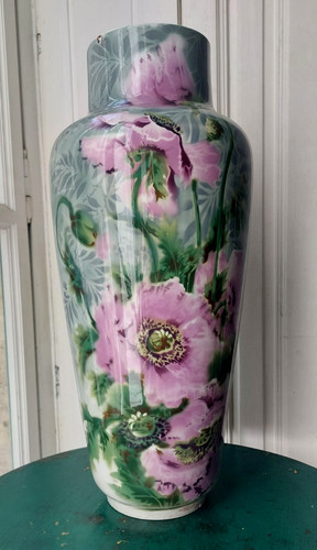 Ancien grand vase - grand, faience
