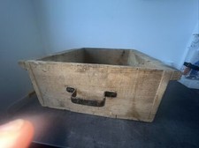 Ancien Tiroir Établi Bois