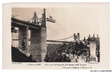 CAR-AFMP11-0469-74 - Pont de la caille - Mise en place coté rive gauche de la