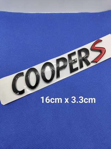 Logo cooper mini - s, noir