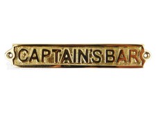 Plaque murale bar capitaine