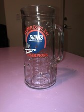 Glass Beer Stein Mug 1987 NFL