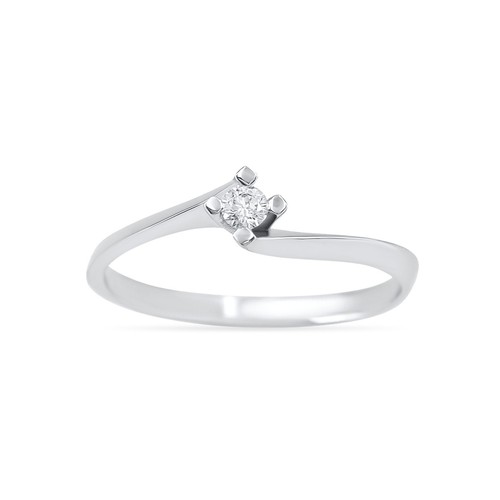 Bague solitaire diamant 05 - bague,