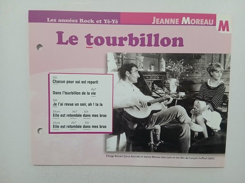 Carte fiche jeanne moreau - fiche,