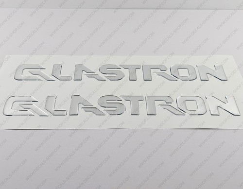 Glastron boat logo chrome - boat,