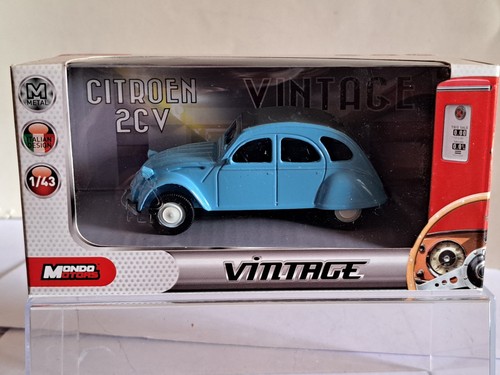 Citroën 2cv bleue - bleue,