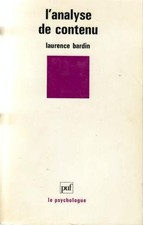 L'analyse de contenu -