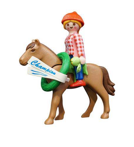 Playmobil cavalière avec