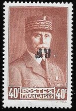 LIBÉRATION..RRR..TOURS GARE..40c** brun...(N°470)"..NON EMIS"...signé P. MAYER