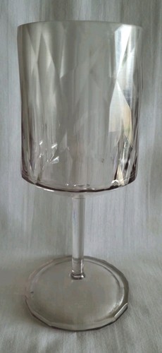 Verre pied facettes - verre,