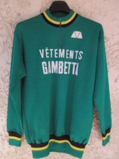Maillot Sweat cycliste VETEMENT GAMBETTA vintage années 70 shirt jersey M