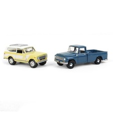 1/64 International Harvester 2 Paquet, Modèle 1200 De 1965 & Scout 1979 JLCP7354