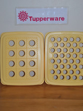 ?TUPPERWARE Ravioles Party 12 trous Grand + 40 Trous Petit Jaune Raviole TTBE