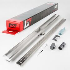 Caniveau Lignes Fente 1200 X 70 MM Réglable en Hauteur Siphon de Sol Duschrost