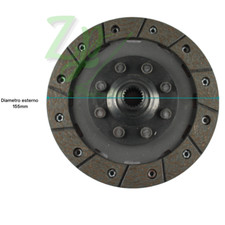 Disque Embrayage Adriatique Minimec Supermec Diamètre 155mm Dents 20