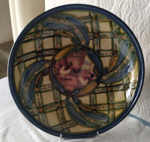 Grand 27cm plat terre - terre, cuite