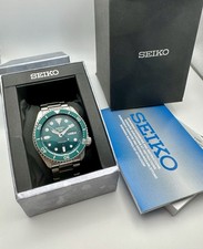 SEIKO 5 Sports SRPD61K1 montre automatique pour homme 100 m acier cadran vert