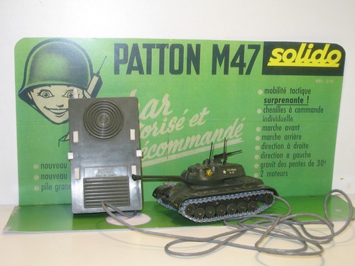 Solido char patton - char, motorisé