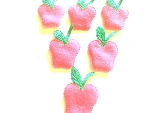 Lot appliques tissus - appliques,