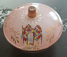 Très Joli Dragier - Bonbonnière de Communion - Feuilles Olivier - Années 50