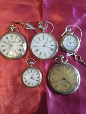  LOT MONTRES A GOUSSET: 4 en