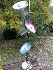 LAMPADAIRE vintage 1960 chrome 3 spots orientables